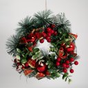 Ver imagem 1 de Guirlanda Natalina Enfeite de Porta Natal 23cm