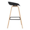 Ver imagem 3 de Banqueta para Área Gourmet 83cm Assento em Polipropileno 4 Unidades Cor:preto