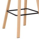 Ver imagem 5 de Banqueta para Área Gourmet 83cm Assento em Polipropileno 4 Unidades Cor:preto