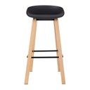 Ver imagem 4 de Banqueta para Área Gourmet 83cm Assento em Polipropileno 4 Unidades Cor:preto