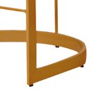 Ver imagem 3 de Banqueta Decorativa Emily Base Metal Dourado:cinza