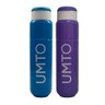 Kit 2 Garrafinhas para Academia Umto Super Resistente Biodegradável 500 Ml Azul Claro e Lilás - 2