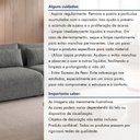 Ver imagem 4 de Sofá Orgânico Retrátil 4 Lugares 270cm Base Madeira Maciça Oxford
