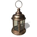 Ver imagem 1 de Luminária de Ferro Porta Vela Rústica Decorativa para Sala de Estar Libertas Rosas Lanterna Rustica