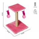 Ver imagem 5 de Arranhador para Gatos com Brinquedo Duplo Bolinha Antiestresse