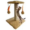 Ver imagem 3 de Arranhador para Gatos com Brinquedo Duplo Bolinha Antiestresse