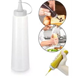 16 Bisnagas Plásticas 400ml para Molhos Mostarda Plasvale Bar Lanchonete - 3