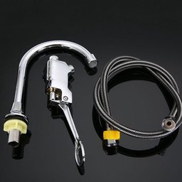 Torneira Valvula Pedal Acionamento Controle Pes Sem Maos Pia Hospital Laboratorio Medico Banheiro - 5