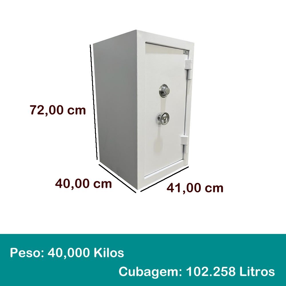 Cofre Mecânico - Comercial 72 Fort Safe - 8