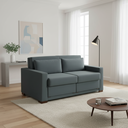 Ver imagem 1 de Sofa Cama Casal Sofia 2 Lugares 170cm com Pés de Madeira Talento Móveis