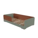 Ver imagem 2 de Cama Infantil de Solteiro Montessoriana em 100% MDF Premium Mark Verde/Verti/Castanho