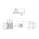 Ver imagem 2 de Fecho Baluete Acabamento Cromado com 2 Chaves 3f