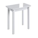Ver imagem 3 de Conjunto Mesa para Sala de Jantar com 2 Banquetas Branco
