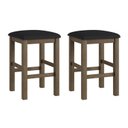 Ver imagem 7 de Conjunto Mesa para Sala de Jantar Dobrável com 4 Banquetas Marrom/Ameixa Negra