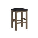 Ver mais imagens de Conjunto Mesa para Sala de Jantar Dobrável com 4 Banquetas Marrom/Ameixa Negra