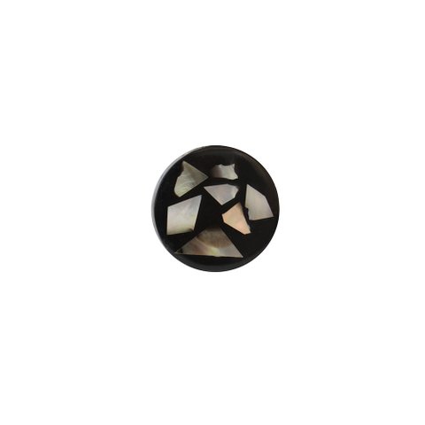 Puxador Madrepérola Pedaços com Resina 3,5x3,5x3 Cm