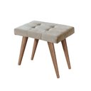 Ver imagem 3 de Penteadeira com Banqueta Camarim Leds e Espelho Incluso Anaí: Branco/nature