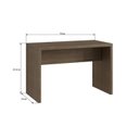 Ver imagem 6 de Conjunto Mesa para Sala de Jantar com 2 Bancos Marrom/Ameixa Negra