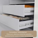 Ver mais imagens de Guarda-Roupa Casal 8 Portas 4 Gavetas 100% MDF Cinza Albert
