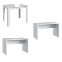 Ver imagem 2 de Conjunto Sala de Jantar Mesa com 2 Bancos