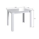 Ver imagem 4 de Conjunto Sala de Jantar Mesa com 2 Bancos Branco