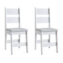Ver imagem 7 de Conjunto Sala de Jantar Mesa Fixa com 4 Cadeiras Branco