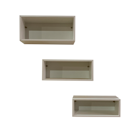Nichos Decorativos Organizadores - Kit 3 Medidas - Branco