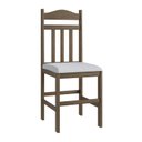 Ver imagem 7 de Conjunto Sala de Jantar Mesa Fixa com 4 Cadeiras Marrom Ameixa Negra