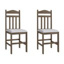 Ver imagem 6 de Conjunto Sala de Jantar Mesa Fixa com 4 Cadeiras Marrom Ameixa Negra