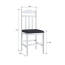 Ver imagem 6 de Conjunto Sala de Jantar Mesa Fixa com 4 Cadeiras Estofadas Branco