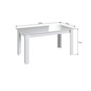 Ver imagem 5 de Conjunto Sala de Jantar Mesa Fixa com 4 Cadeiras Branco