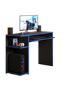 Ver imagem 3 de Escrivaninha Mesa para Computador Home Office Estudo com Prateleiras Gamer