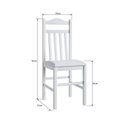 Ver imagem 5 de Conjunto Sala de Jantar Mesa Fixa com 4 Cadeiras Branco