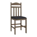 Ver imagem 6 de Conjunto Sala de Jantar Mesa Fixa com 4 Cadeiras Marrom/Ameixa Negra