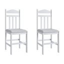 Ver imagem 6 de Conjunto Sala de Jantar Mesa Fixa com 4 Cadeiras Branco