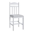 Ver imagem 5 de Conjunto Sala de Jantar Mesa Fixa com 4 Cadeiras Branco
