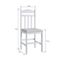 Ver imagem 7 de Conjunto Sala de Jantar Mesa Fixa com 4 Cadeiras Branco