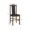 Ver imagem 6 de Conjunto Sala de Jantar Mesa Fixa com 6 Cadeiras Marrom/Ameixa Negra