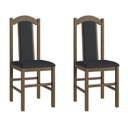 Ver imagem 7 de Conjunto Sala de Jantar Mesa Fixa com 6 Cadeiras Marrom/Ameixa Negra