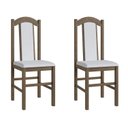 Ver imagem 5 de Conjunto Sala de Jantar Mesa Fixa com 6 Cadeiras Marrom/Ameixa Negra