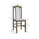 Ver imagem 6 de Conjunto Sala de Jantar Mesa Fixa com 6 Cadeiras Marrom/Ameixa Negra