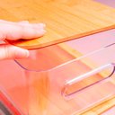 Ver imagem 4 de Caixa Organizadora com Tampa Bambu 27,2 X 19,2 Cm Cristal Idealle Eco Paramount 1766