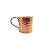 Caneca Martelada Moscow Mule Drinks Cobre Alça Bronze 350ml - 1