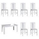 Ver imagem 2 de Conjunto Sala de Jantar Mesa Fixa com 6 Cadeiras