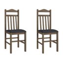 Ver imagem 6 de Conjunto Sala de Jantar Mesa Fixa com 6 Cadeiras Marrom/Ameixa Negra