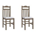 Ver imagem 6 de Conjunto Sala de Jantar Mesa Fixa com 6 Cadeiras Marrom/Ameixa Negra