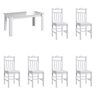 Conjunto Sala de Jantar Mesa Fixa com 6 Cadeiras - 2