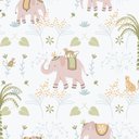 Ver imagem 1 de Papel de Parede Enzo Elefante Rosa 285-1