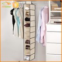 Ver imagem 5 de Estante Sapateira Vertical 10 Divisorias Organizador Cabideiro Armario Prateleiras Closet