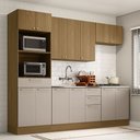 Ver imagem 1 de Cozinha Compacta 5 Peças com Tampo 270cm Elegance Luciane Móveis